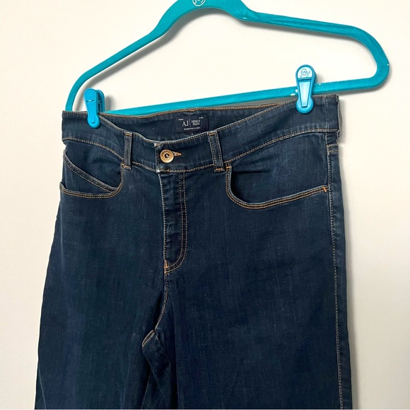 Armani Jeans Dark Wash Bootcut Denim Jeans Size 32 - Picture 6 of 8